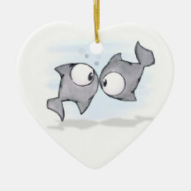Fisch-Liebe Valentine ornamnet Weihnachtsornament