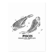 Fische (19. Februar - 20. März) Postkarten