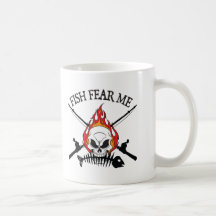 Fische befürchten mich Pirat Teetasse