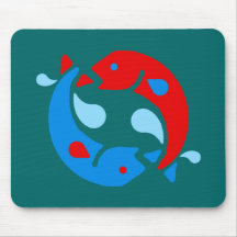 Fische fish mousepad