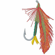 Fischen-Geschichte Besticktes Hoodie