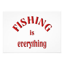 Fischen ist alles individuelle einladung