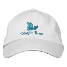 Fischen ist VORBEI - gestickter Hut Bestickte Baseballkappen