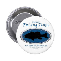 Fischen-Team Anstecknadelbuttons