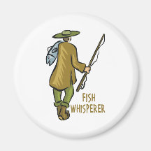 Fischewhisperer-Fischen Kühlschrankmagnete