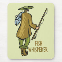 Fischewhisperer-Fischen Mousepads