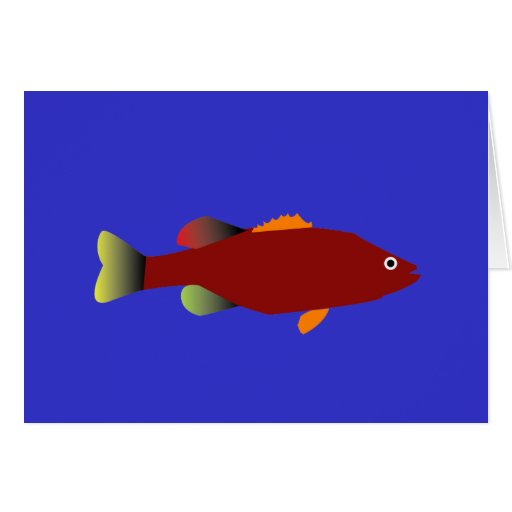 Fischgrußkarte