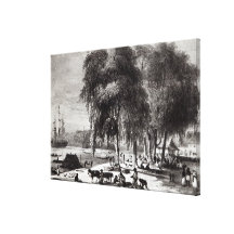 Fischmarkt, Paramribo Galerie Faltleinwand