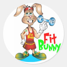 fitbunny Aufkleber