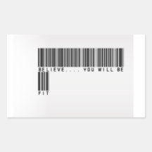 Fitness Rechtecksticker
