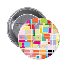 Fizz-Geometrie Anstecknadelbuttons