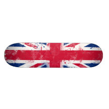 Flag of the United Kingdom Skateboard Deck