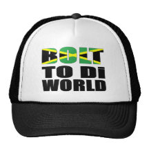 Flagge Bolt To Di World Jamaican Baseball Cap