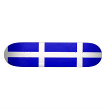 Flagge Calais, Frankreich Skate Board