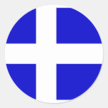 Flagge Calais, Frankreich Sticker