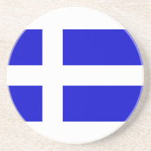 Flagge Calais, Frankreich Untersetzer