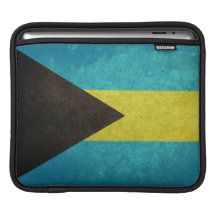 Flagge der Bahamas iPad Sleeves