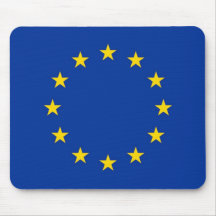 Flagge der europäischen Gewerkschafts-Mausunterlag Mauspad