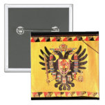 Flagge der Kaiserhabsburger-Dynastie, c.1700 Anstecknadelbuttons