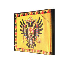 Flagge der Kaiserhabsburger-Dynastie, c.1700 Galerie Falt Leinwand