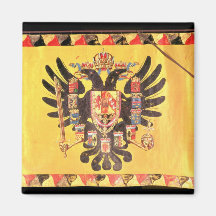 Flagge der Kaiserhabsburger-Dynastie, c.1700 Kühlschrankmagnet