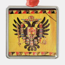 Flagge der Kaiserhabsburger-Dynastie, c.1700 Ornamente