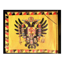 Flagge der Kaiserhabsburger-Dynastie, c.1700 Postkarten