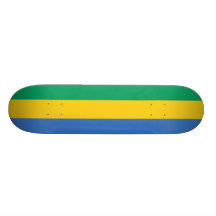 Flagge Gabuns, Frankreich Personalisierte Skatedecks