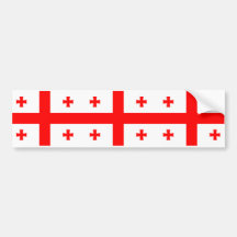 Flagge Georgia, Georgia Auto Sticker