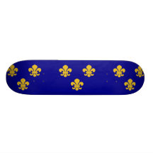 Flagge mittelalterlichen Frankreichs, Frankreich Individuelles Skateboard