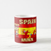 Flagge Spaniens großes Fußball Afrikas MMX futbol  Kaffeetassen