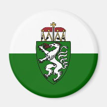 Flagge Steiermarks (Staat), Österreich Kühlschrankmagnet