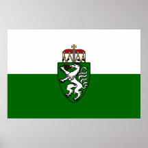 Flagge Steiermarks (Staat), Österreich Plakatdrucke