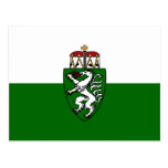 Flagge Steiermarks (Staat), Österreich Postkarte
