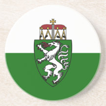 Flagge Steiermarks (Staat), Österreich Getränke Untersetzer