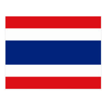 Flagge Thailands, Thailand Postkarten