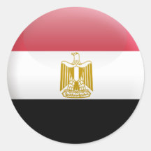 Flagge von Ägypten Sticker