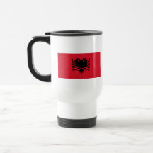 Flagge von Albanien Kaffee Tassen