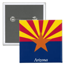 Flagge von Arizona Anstecknadelbuttons