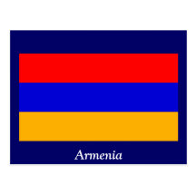 Flagge von Armenien Postkarten