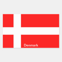 Flagge von Dänemark Sticker