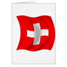 Flagge von der Schweiz Karte
