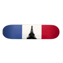 Flagge von Frankreich-Skateboard Skate Board