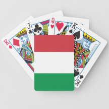 Flagge von Italien Spielkarten