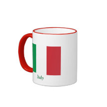 Flagge von Italien Teetassen