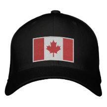 Flagge von Kanada Besticktes Cap