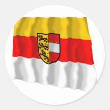 Flagge von Kärnten, Österreich Sticker