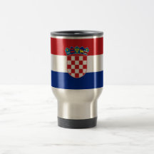 Flagge von Kroatien Kaffeehaferl