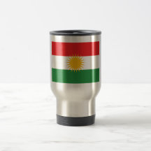 Flagge von Kurdistan Tee Haferl