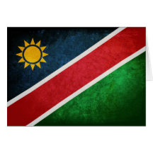 Flagge von Namibia Karten
